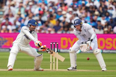 Ravindra Jadeja in action at Lord’s, London, July 14, 2025