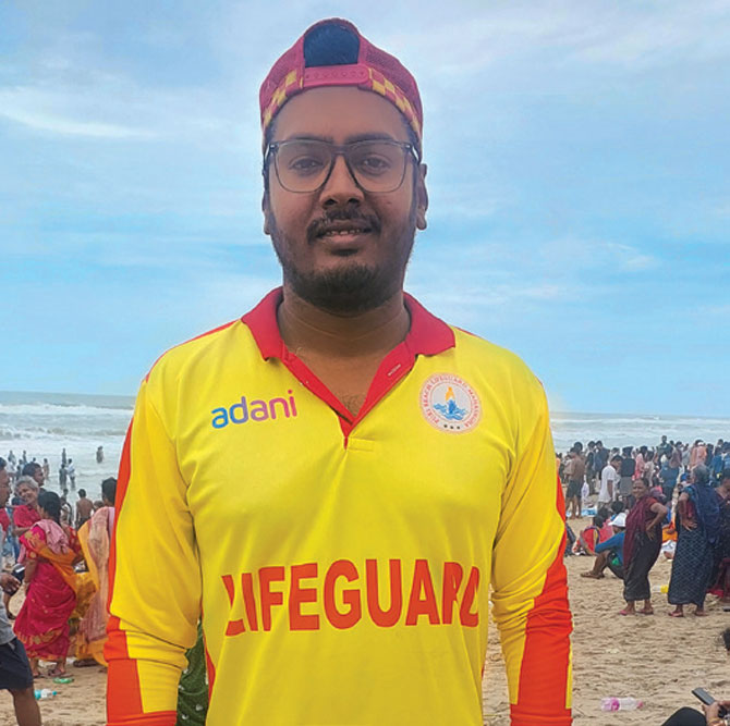 Puri Beach Lifeguard Federation secretary Hari Rao 