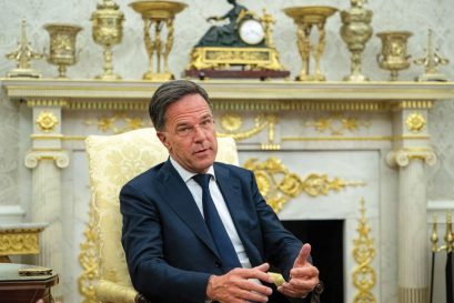 NATO Secretary General Mark Rutte at the White House, July 14, 2025