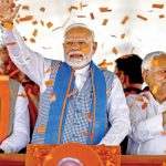 Prime Minister Narendra Modi and Bihar Chief Minister Nitish Kumar at a rally in Siwan, Bihar, June 20, 2025