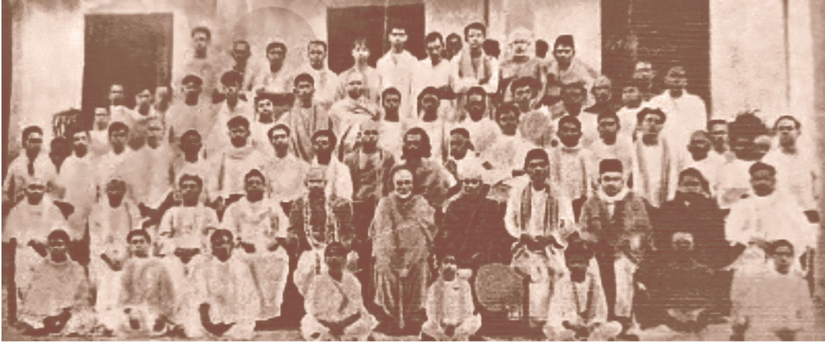 Sree Narayana Guru and leaders of various religions, Aluva, 1924