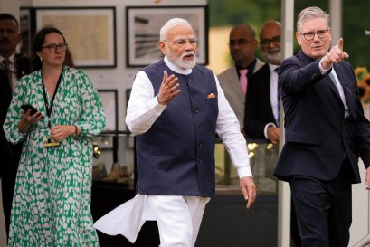 Prime Minister Narendra Modi and British Prime Minister Keir Starmer at Chequers Court, Buckinghamshire, July 24, 2025