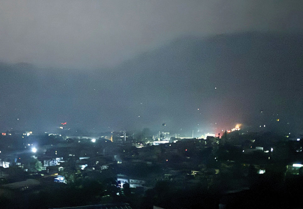 Muzaffarabad in Pakistan Occupied Kashmir at the start of Operation Sindoor, May 7, 2025 (Photos: Reuters)