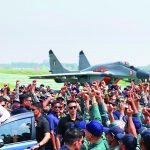 Narendra Modi at the Adampur Air Force Station, Punjab, May 13, 2025